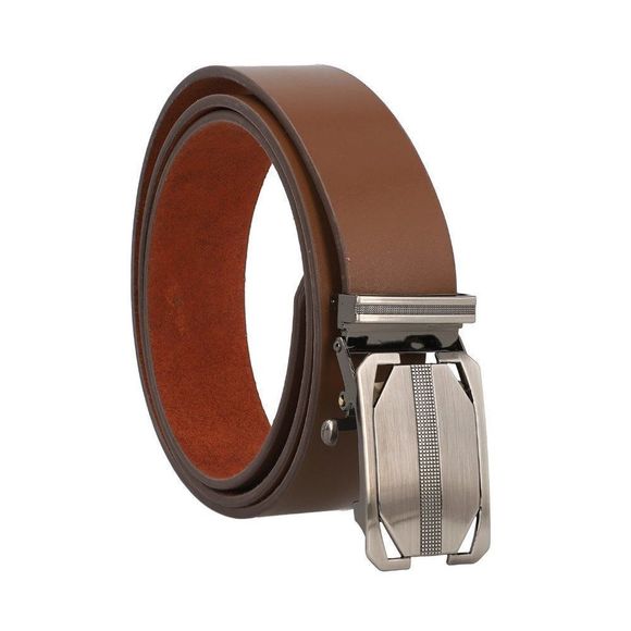 Tan 100% Genuine Leather Belt (46"x1.25") and RFID Protected Wallet (4.5"x3.75") - Picture 5 of 7